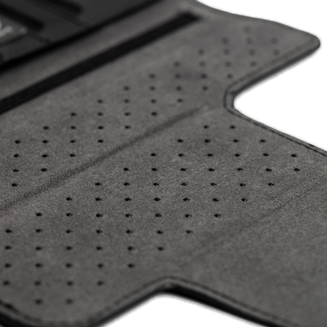 Black Flip Wallet with Stand