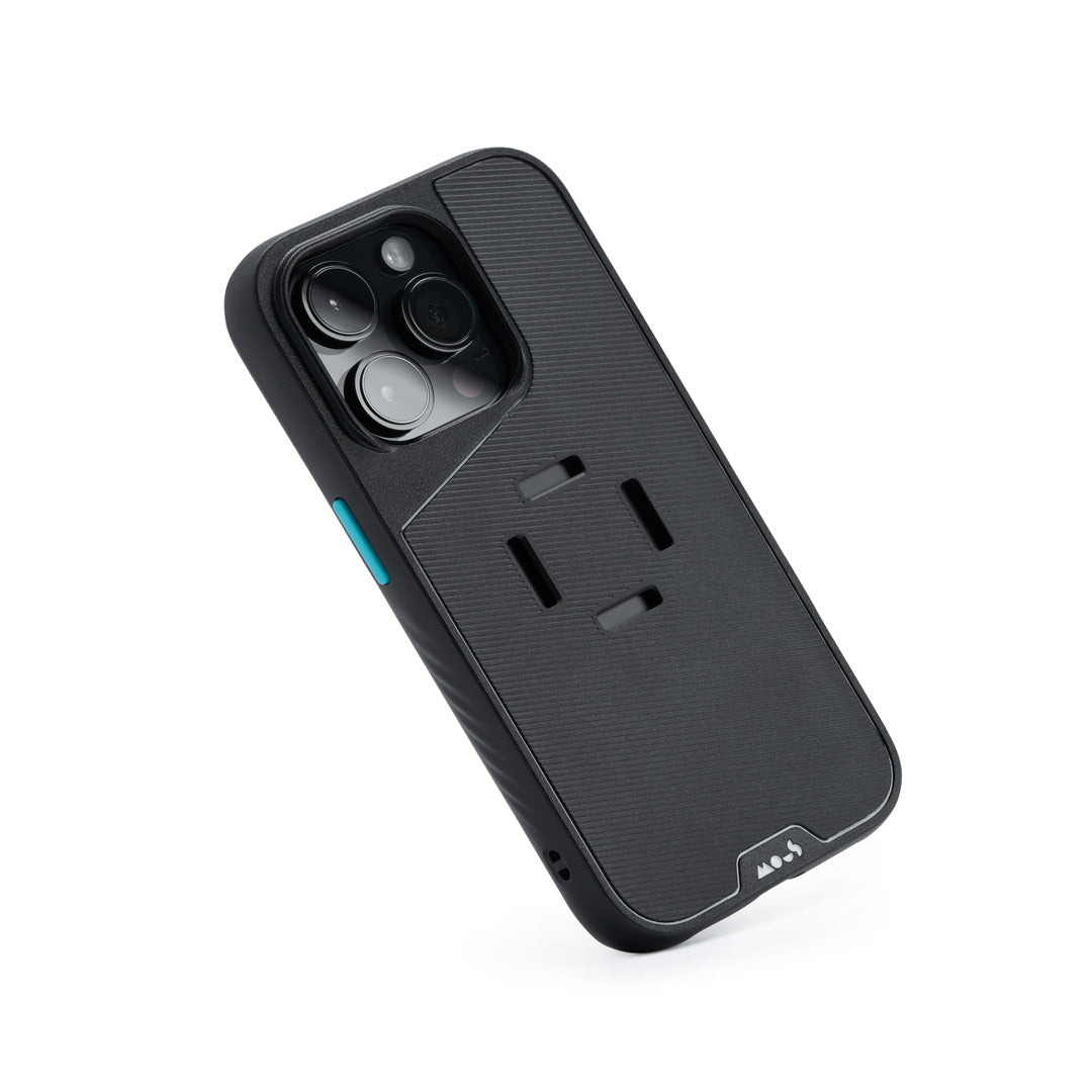 mechanical mount Phone Case - Black