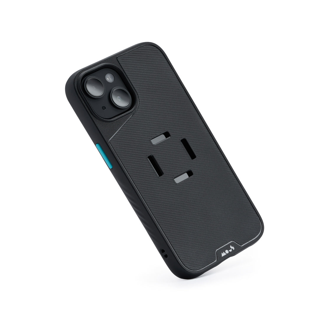 mechanical mount Phone Case - Black