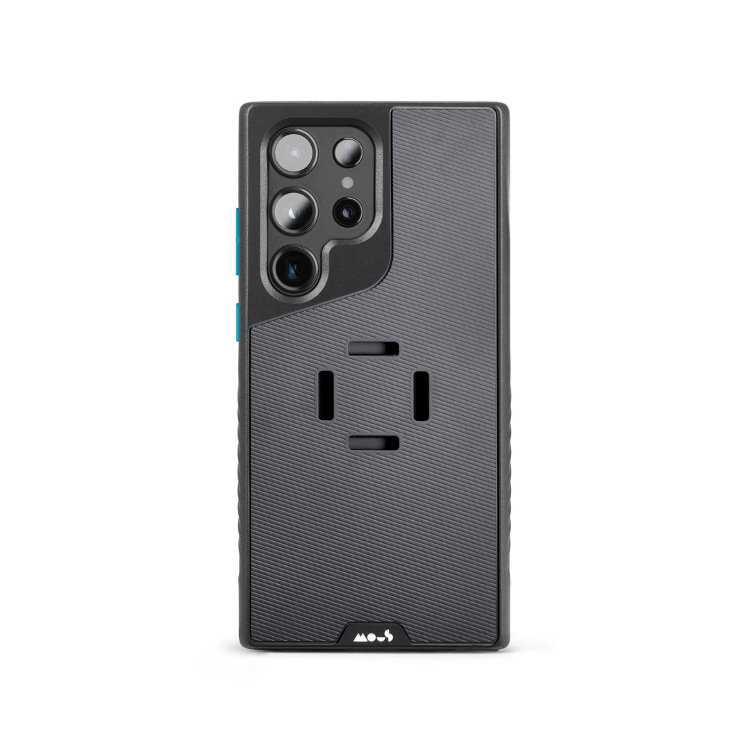 mechanical mount Phone Case - Black