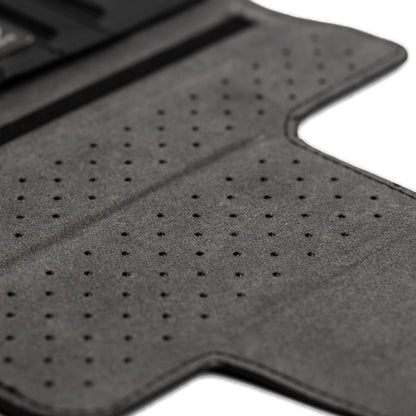 Black Flip Wallet with Stand