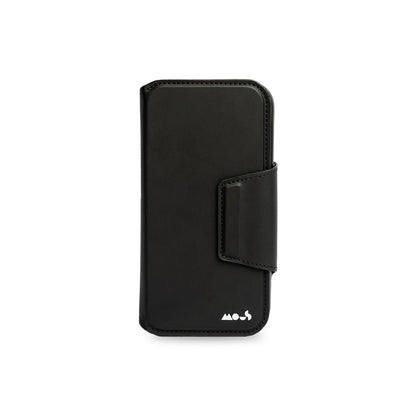 Black Flip Wallet with Stand