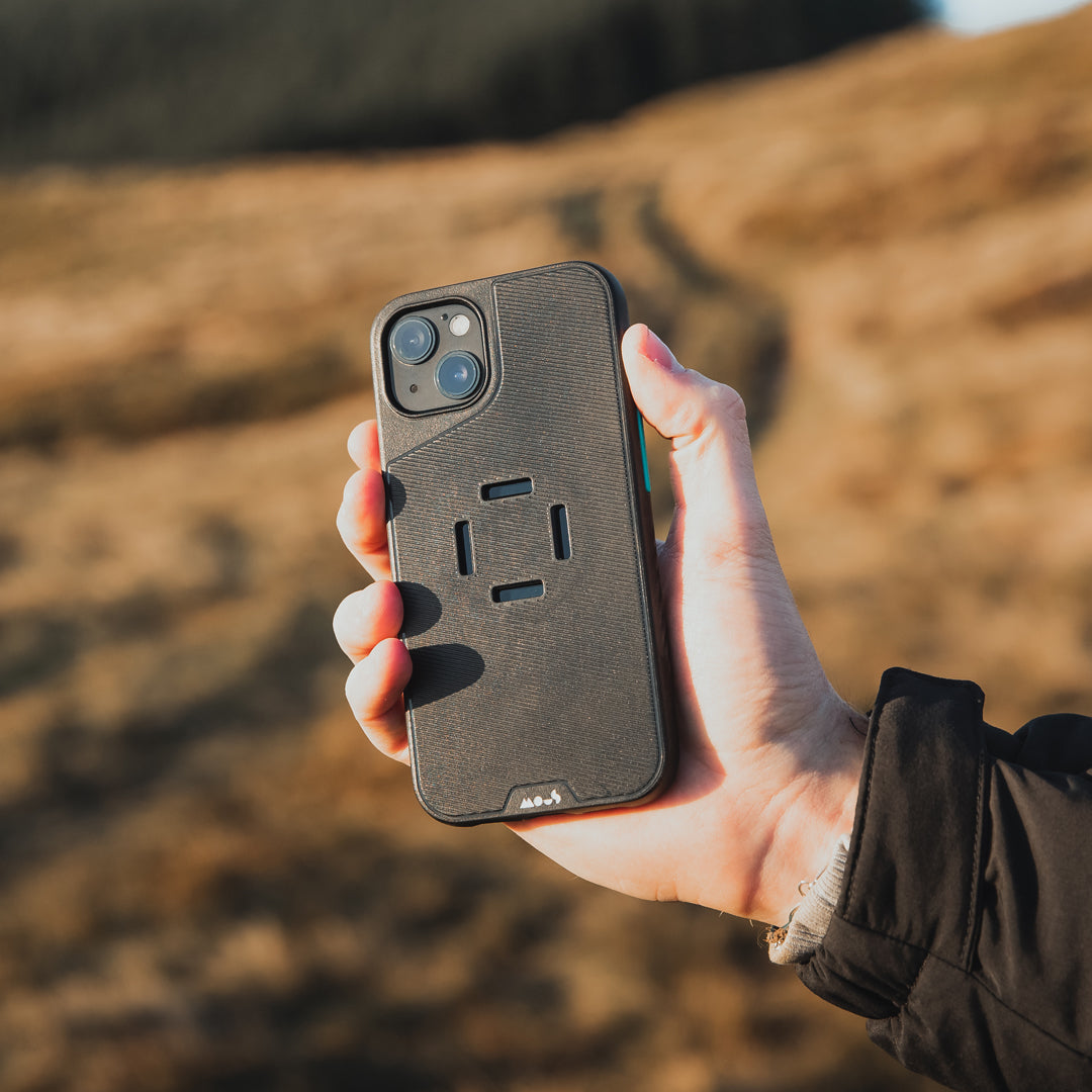 mechanical mount Phone Case - Black