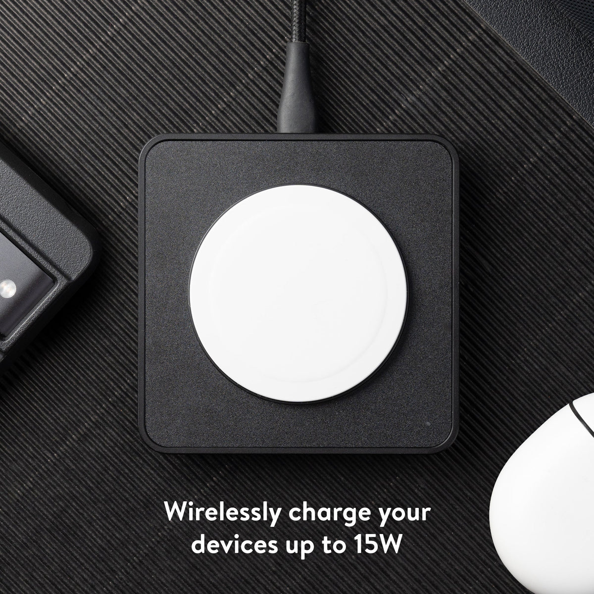 Matte Black Wireless Charging Pad