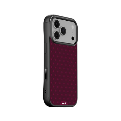 Bordeaux Protective Phone Case - Polka Dots