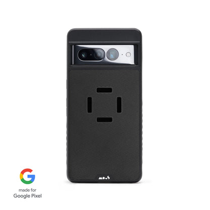 mechanical mount Phone Case - Black