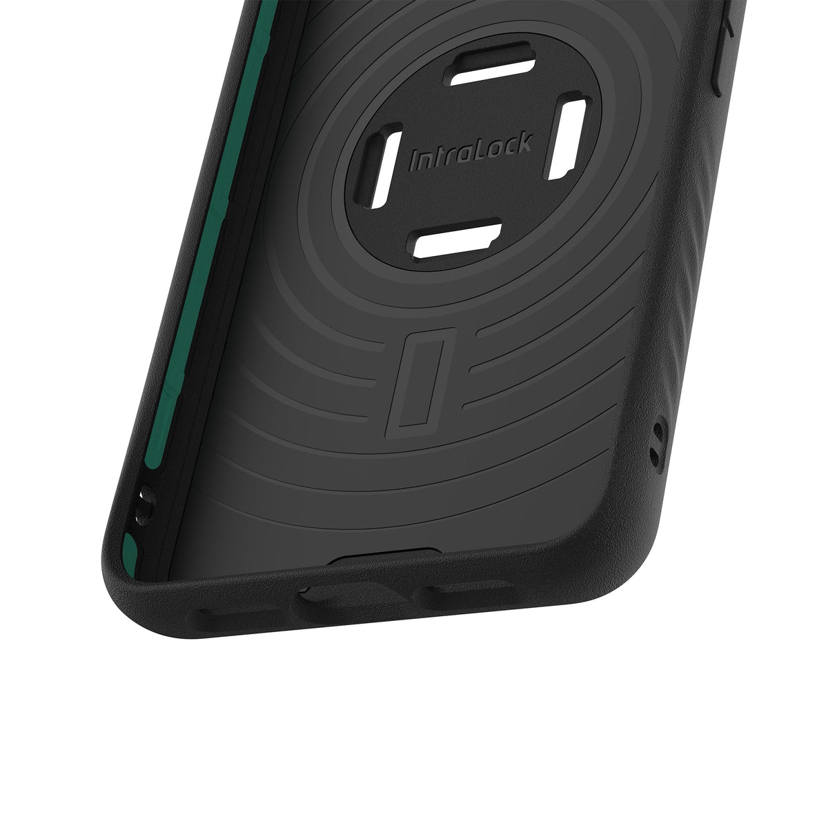 mechanical mount Phone Case - Black