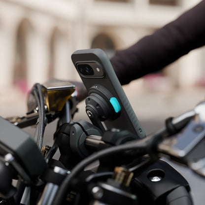 mechanical mount Phone Case - Black