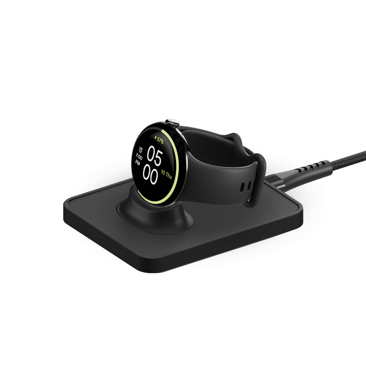 Wireless Pixel Watch Charger - Matte Black
