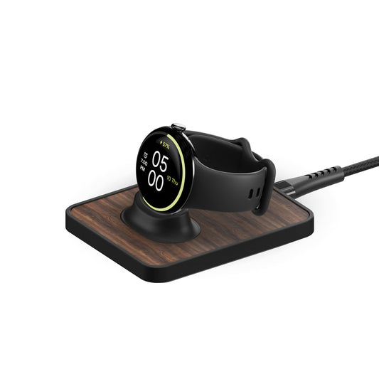 Wireless Pixel Watch Charger - Walnut
