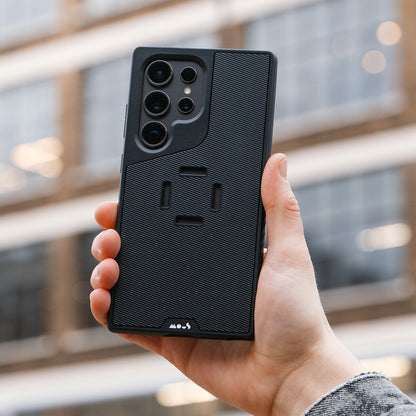 mechanical mount Phone Case - Black