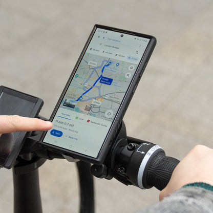 mechanical mount Phone Case - Black