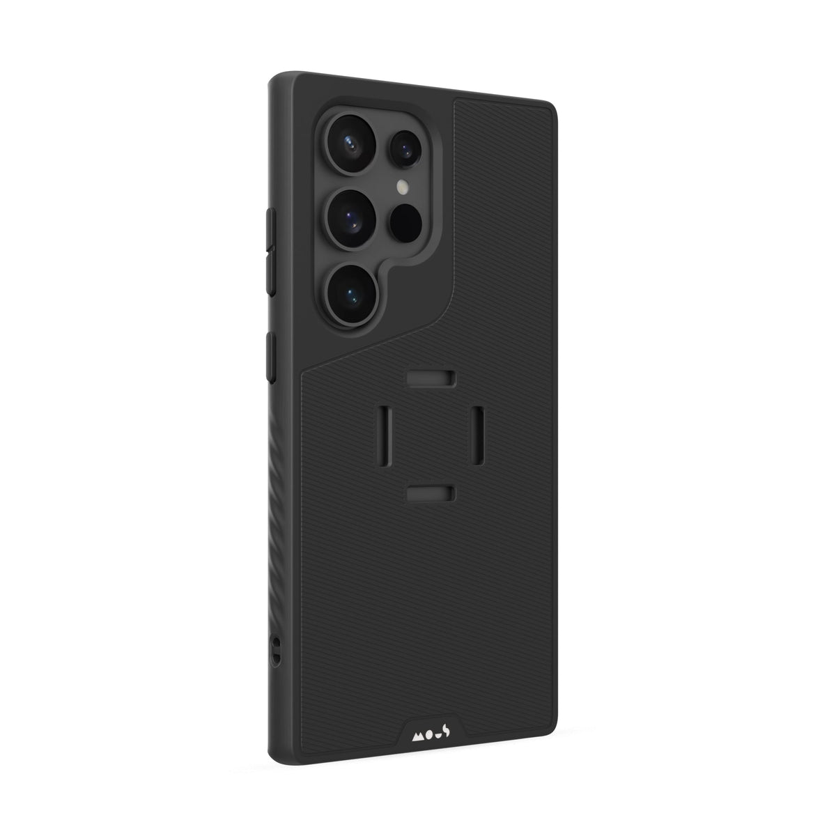 mechanical mount Phone Case - Black