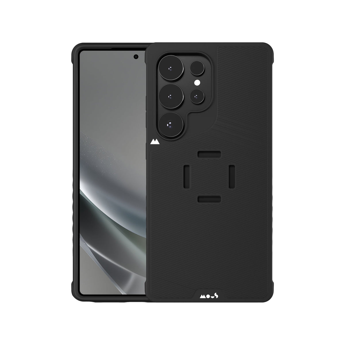 mechanical mount Phone Case - Black