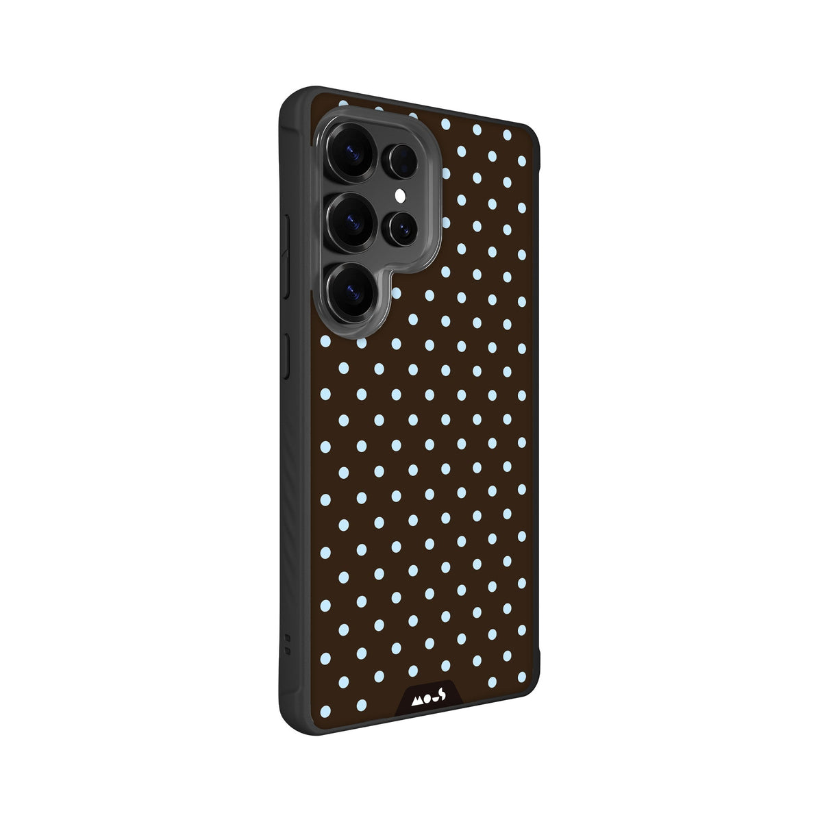 Mocha Protective Phone Case - Polka Dots MagSafe