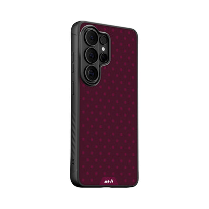 Bordeaux Protective Phone Case - Polka Dots MagSafe