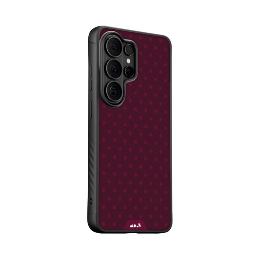 Bordeaux Protective Phone Case - Polka Dots