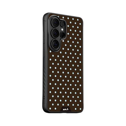 Mocha Protective Phone Case - Polka Dots MagSafe