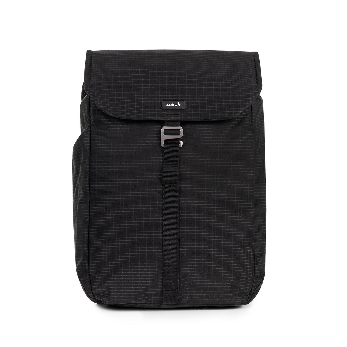 Flap Backpack with textured shell fabric - Day