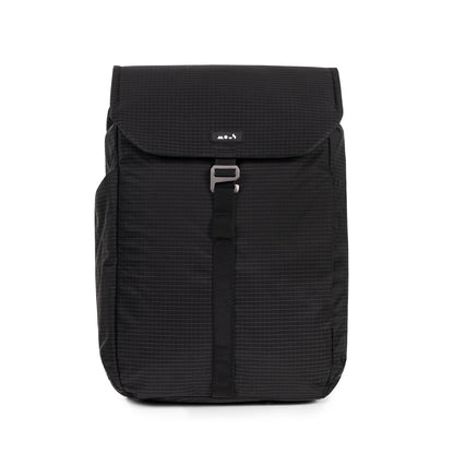 Flap Backpack with textured shell fabric - Day