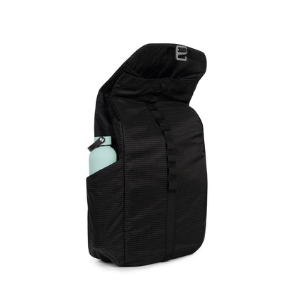 Flap Backpack with textured shell fabric - Day