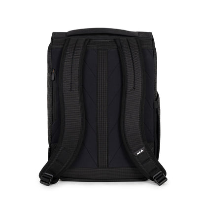 Flap Backpack with textured shell fabric - Day