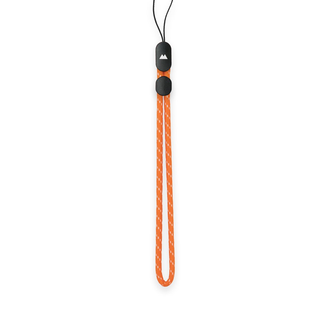 Orange & White Wrist Strap