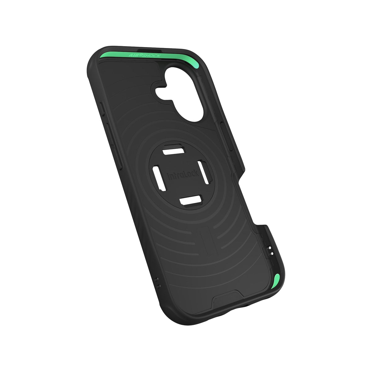 mechanical mount Phone Case - Black