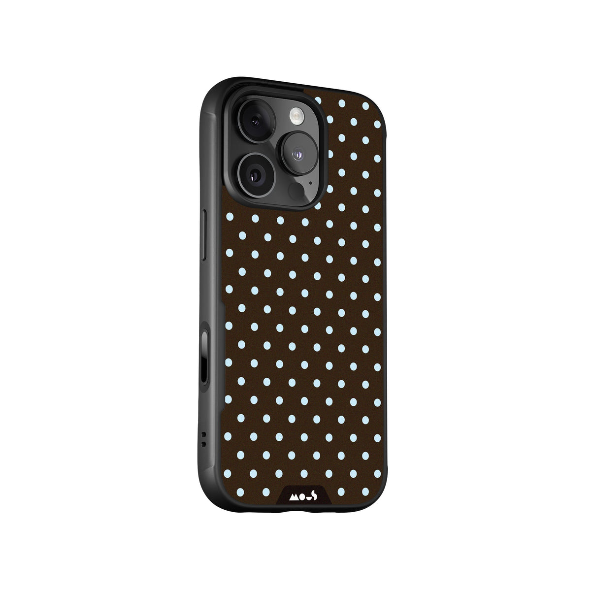 Mocha Protective Phone Case - Polka Dots MagSafe