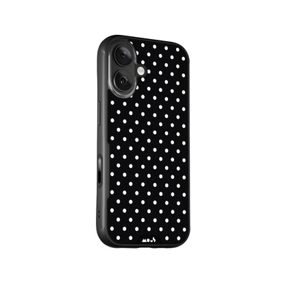 Noir Protective Phone Case - Polka Dots
