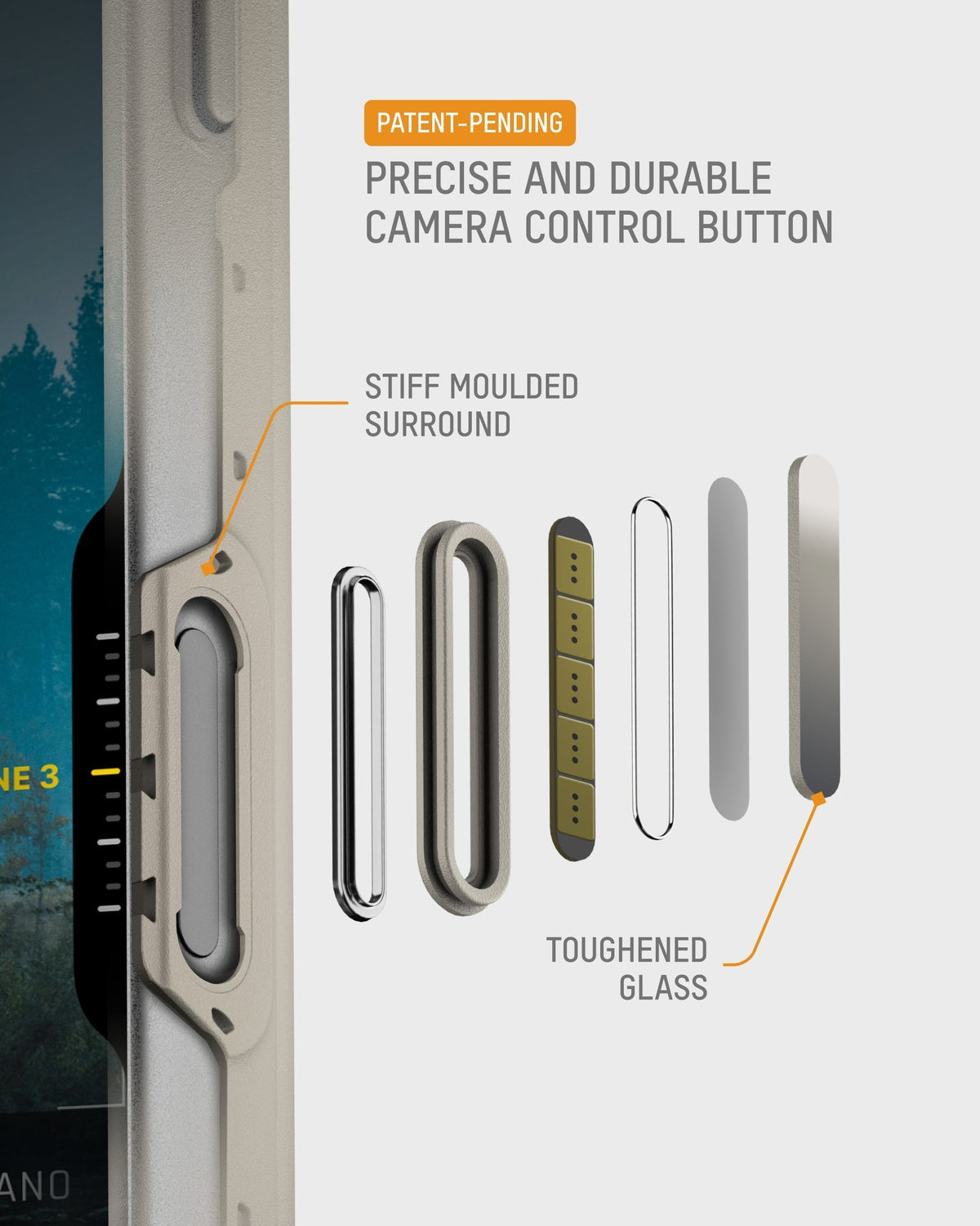 Clarity Phone Case - Stone Magsafe