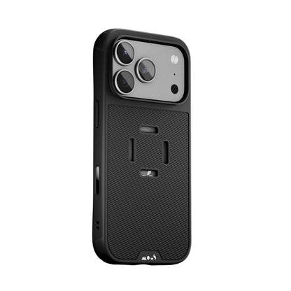 mechanical mount Phone Case - Black