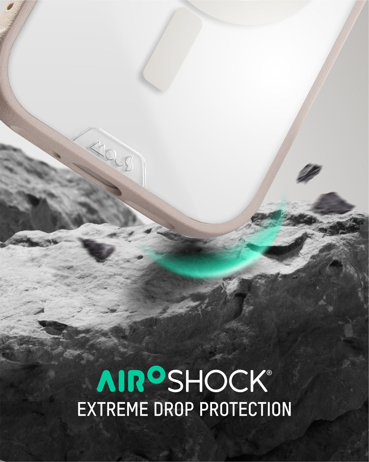 Clarity Phone Case - Stone Magsafe