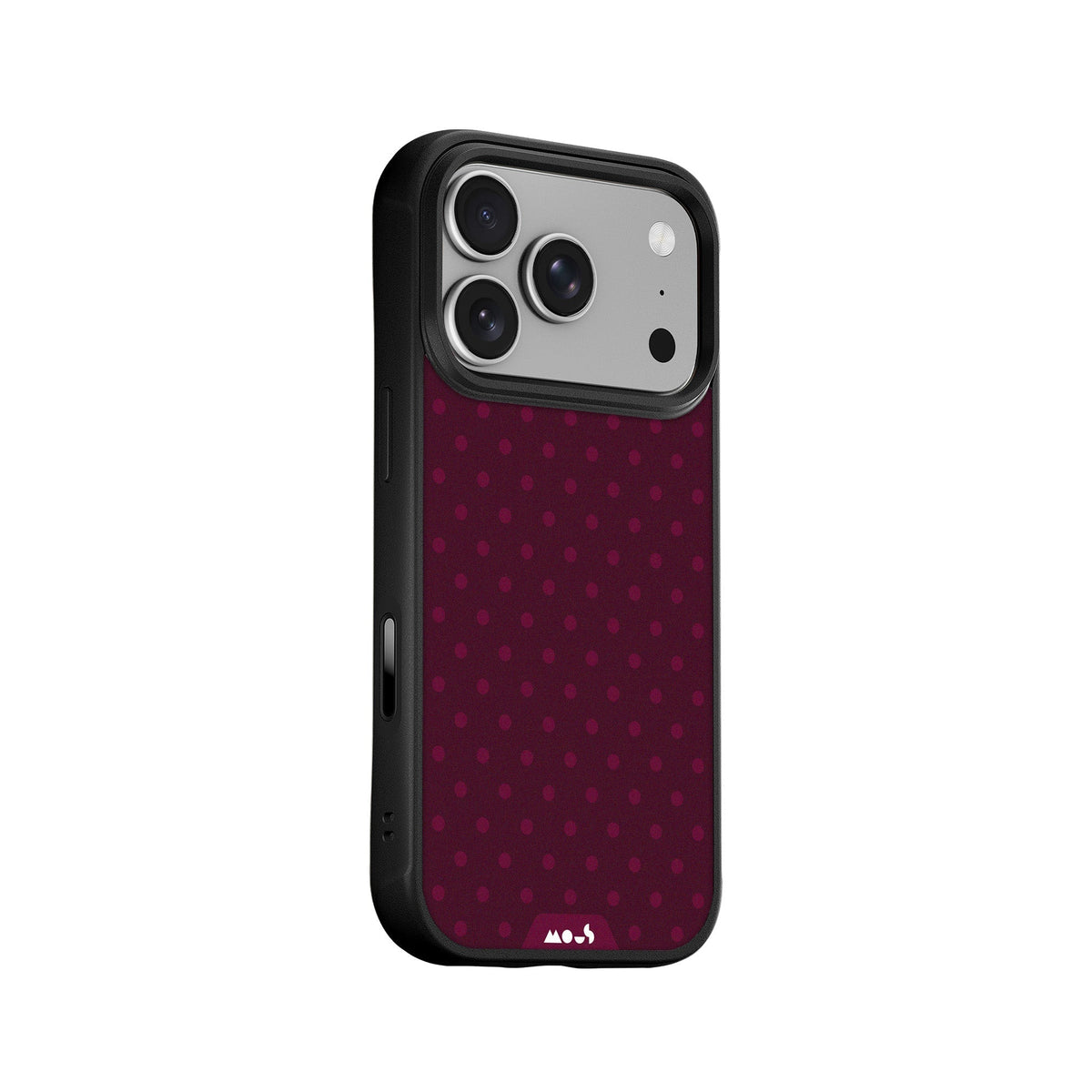 Bordeaux Protective Phone Case - Polka Dots MagSafe