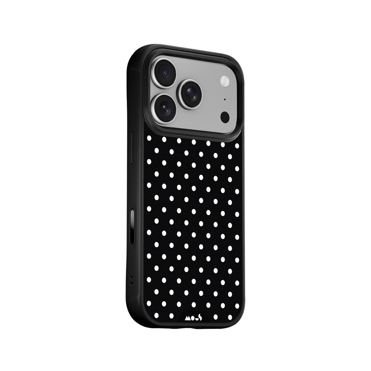 Noir Protective Phone Case - Polka Dots MagSafe