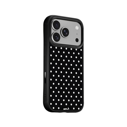 Noir Protective Phone Case - Polka Dots MagSafe