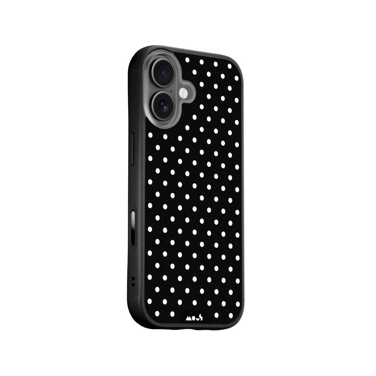 Noir Protective Phone Case - Polka Dots MagSafe