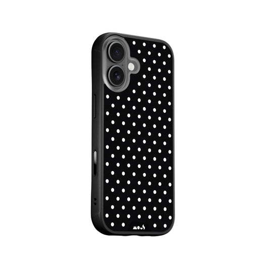 Noir Protective Phone Case - Polka Dots